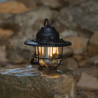 Retro Pinecone Camping Light
