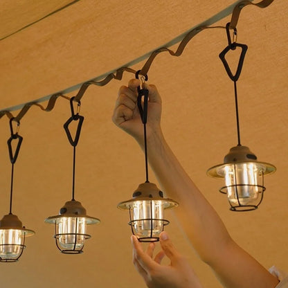 Retro Pinecone Camping Light