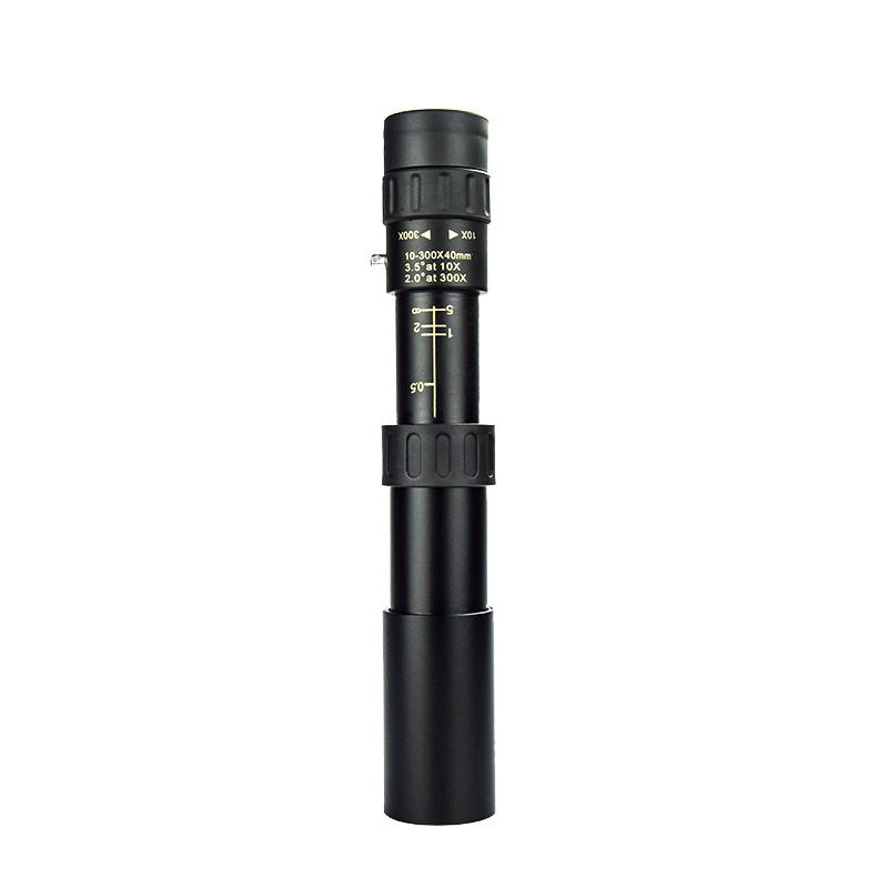 10-300x40mm Monocular Telescope Super Zoom Monocular Quality Eyepiece Portable Binoculars Hunting Lll Night Vision Scope Camping