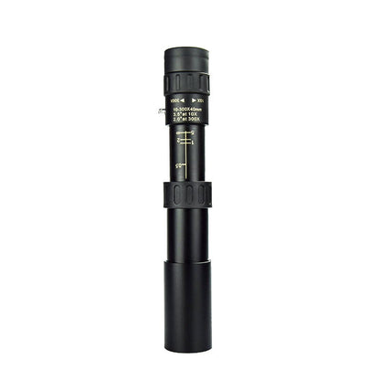 10-300x40mm Monocular Telescope Super Zoom Monocular Quality Eyepiece Portable Binoculars Hunting Lll Night Vision Scope Camping
