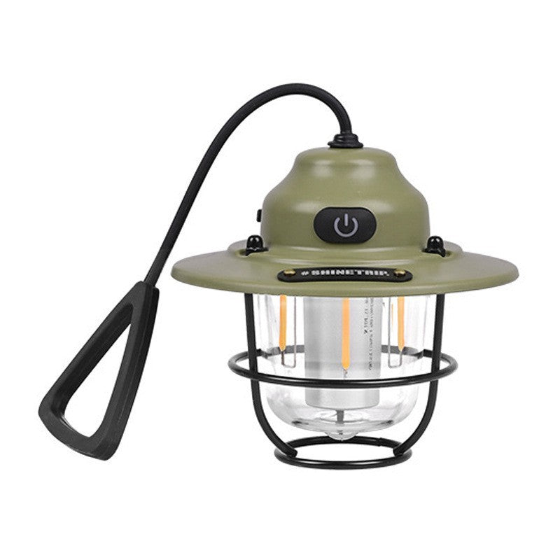 Retro Pinecone Camping Light