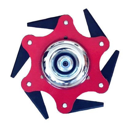 6-Tooth Metal Brush Cutter Blade
